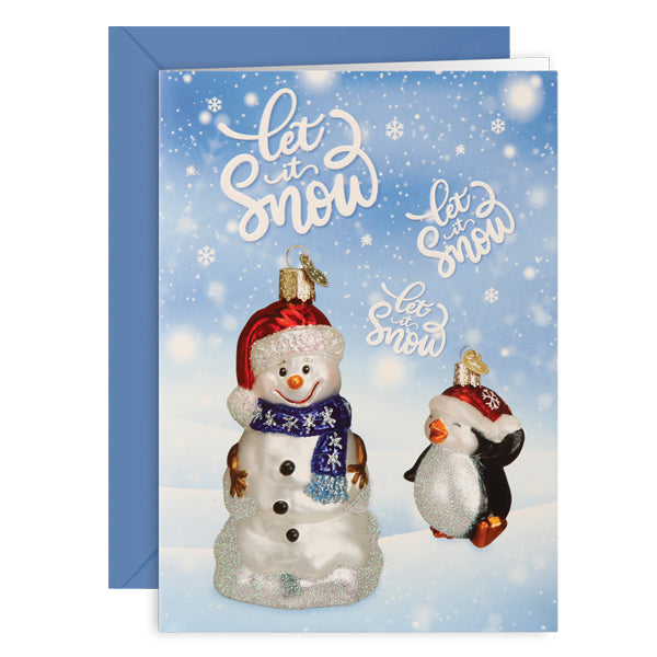 Snowman Christmas Card