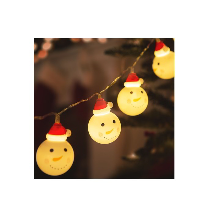 Family Christmas 58222A Beltéri LED fényfüzér 1m - Meleg fehér (58222A)