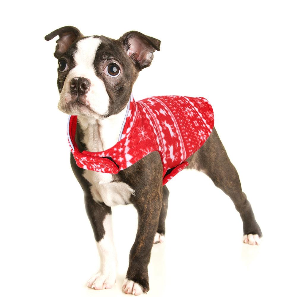 Festive Furry Friends Sweater: Christmas Pet Clothing For Small Dogs And Puppies