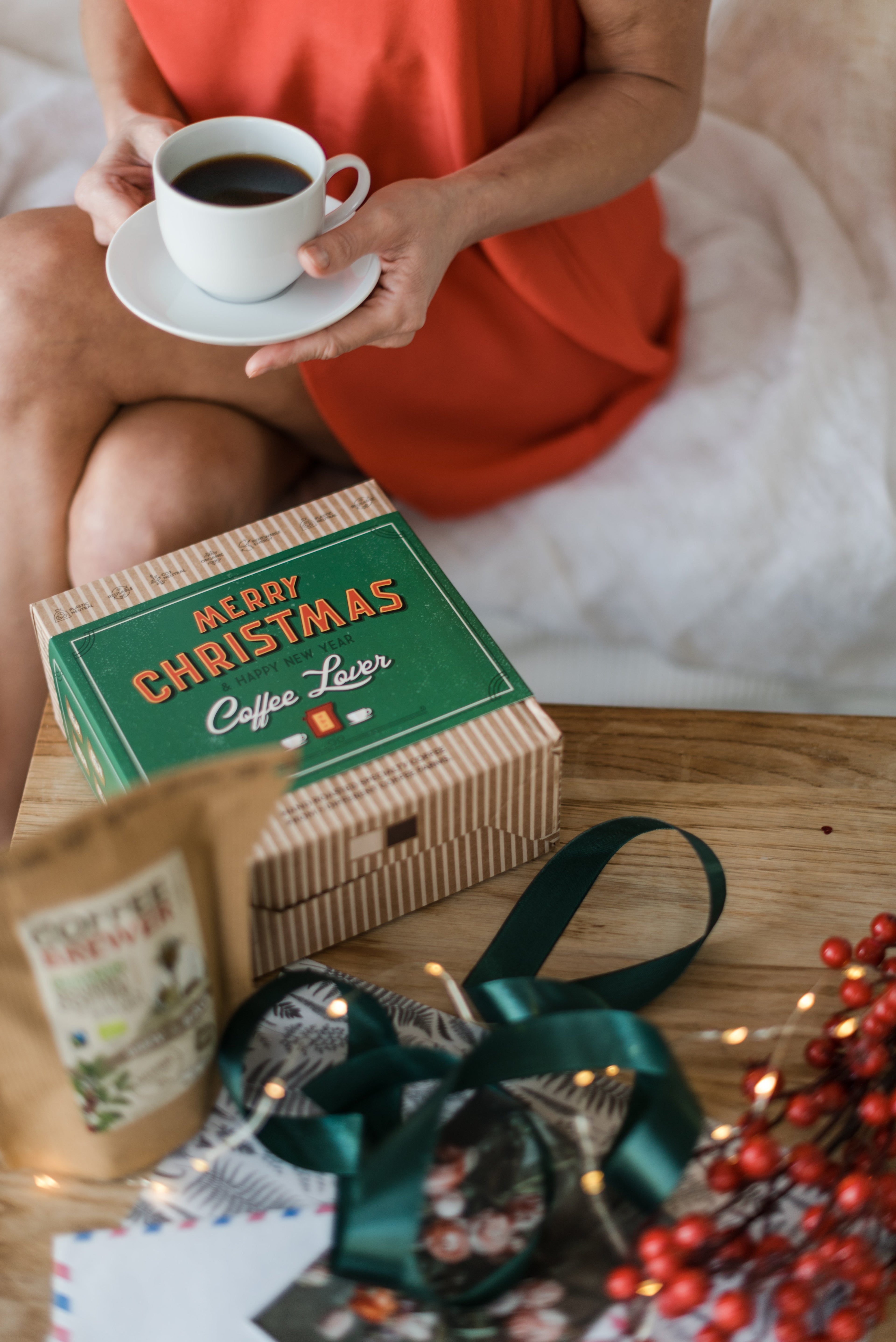 MERRY CHRISTMAS RETRO COFFEE GIFT BOX
