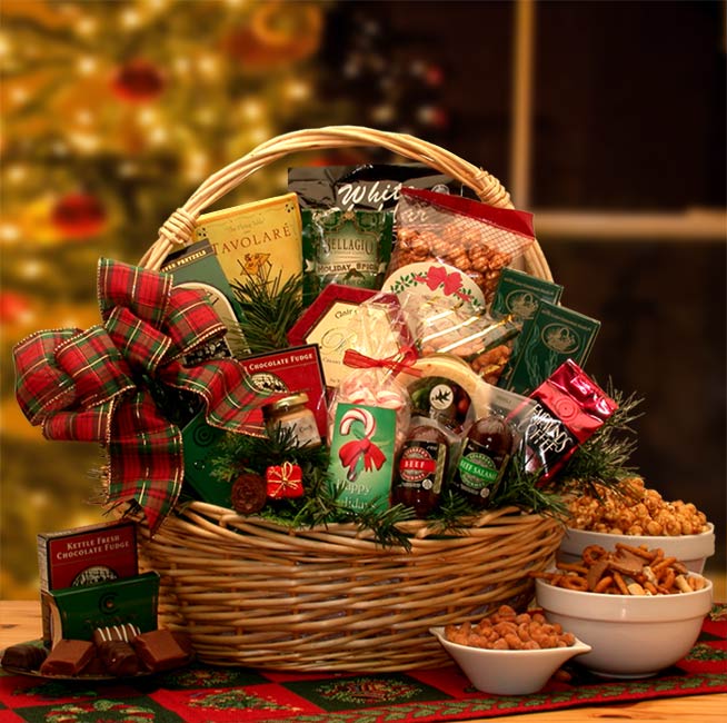 Holiday Celebrations Holiday Gift Basket - Christmas gift basket