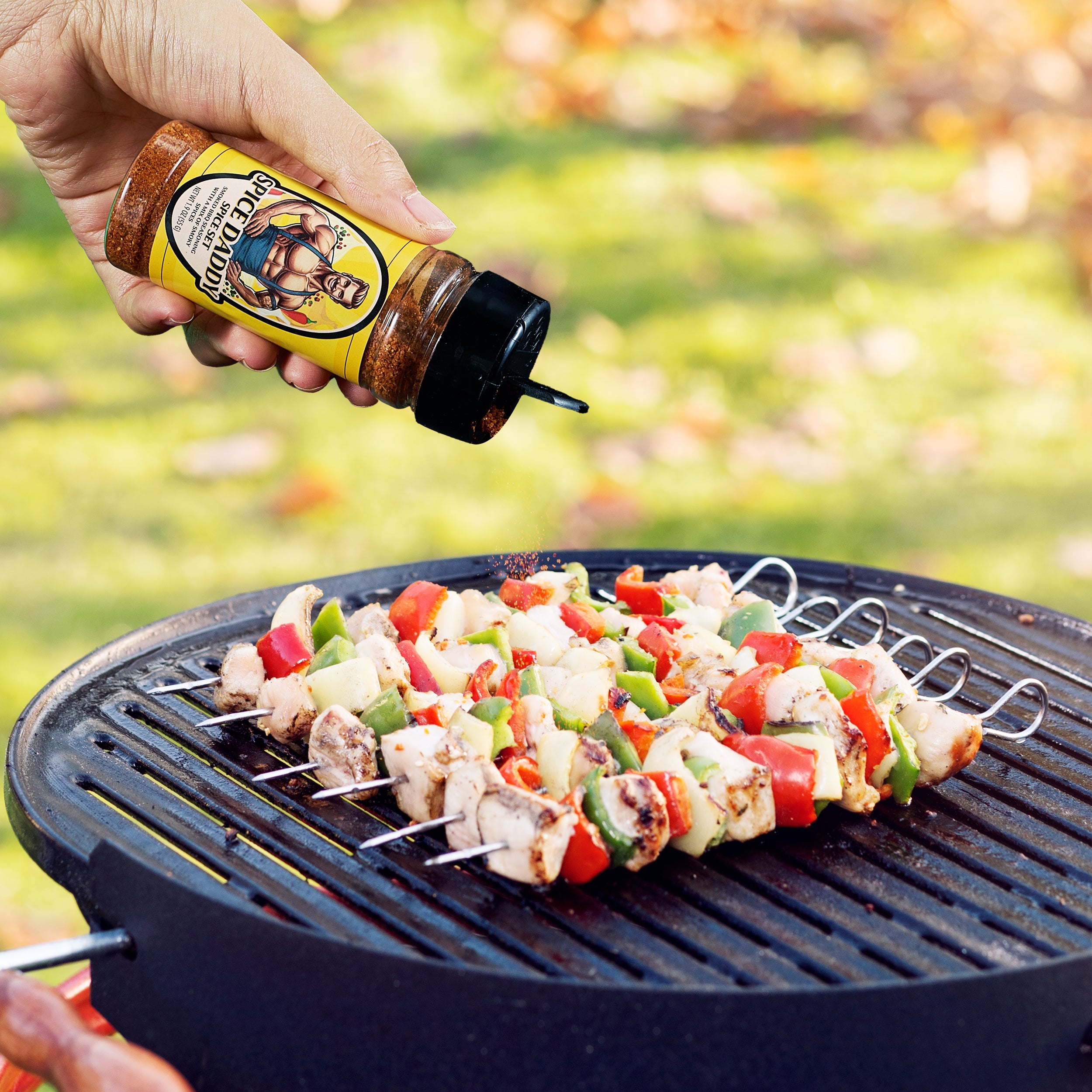 Spice Rub BBQ Gift Set - Hot Daddy, Sugar Daddy, Spice Daddy Barbecue Seasoning - Sweet, Spicy Gift for Him, Her - Fathers Day Dad Gifts Christmas Stocking Stuffers for Housewarming, Kitchen, Cooking